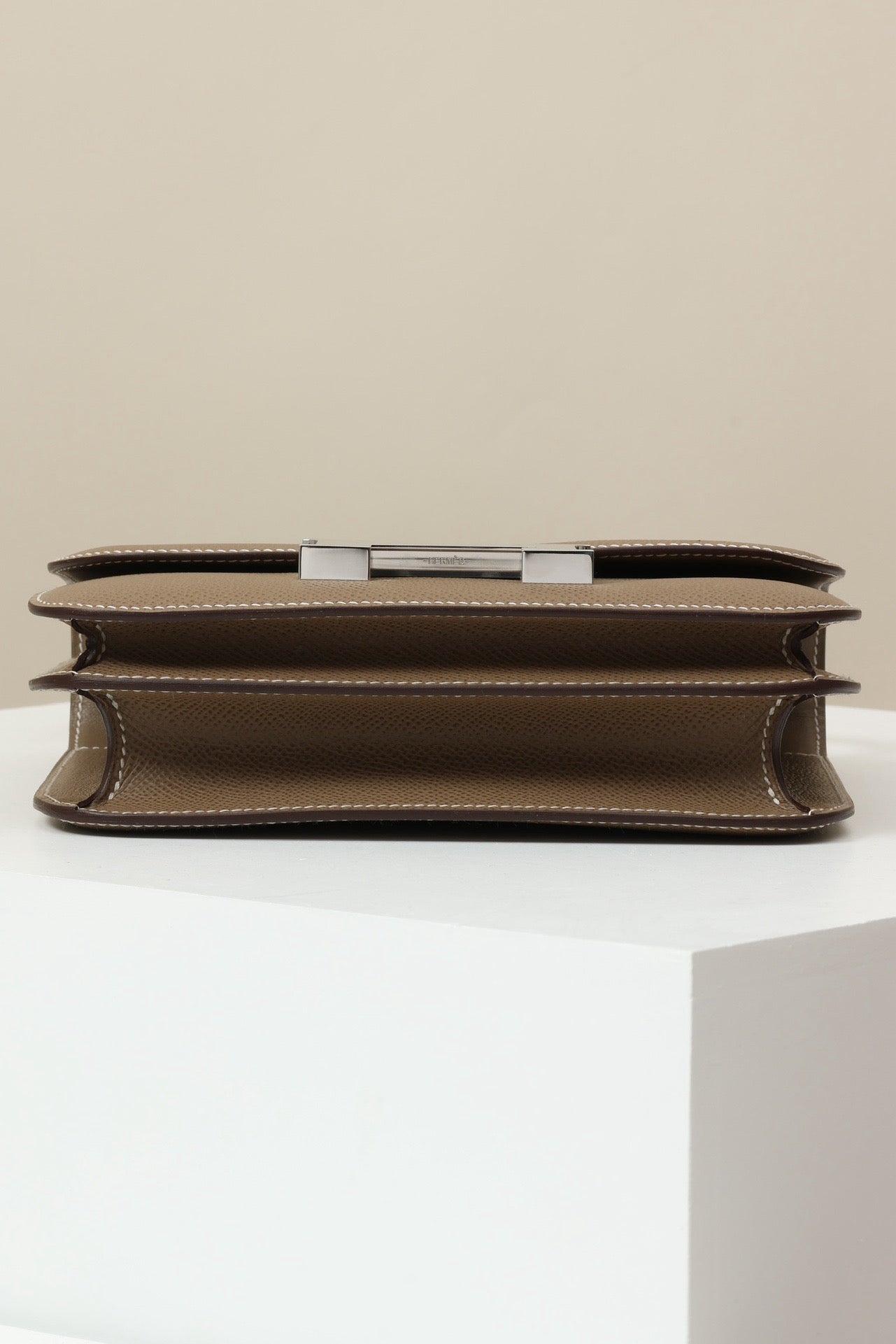 CJ19 19 cm , Elephant Grey Epsom leather PHW #4316