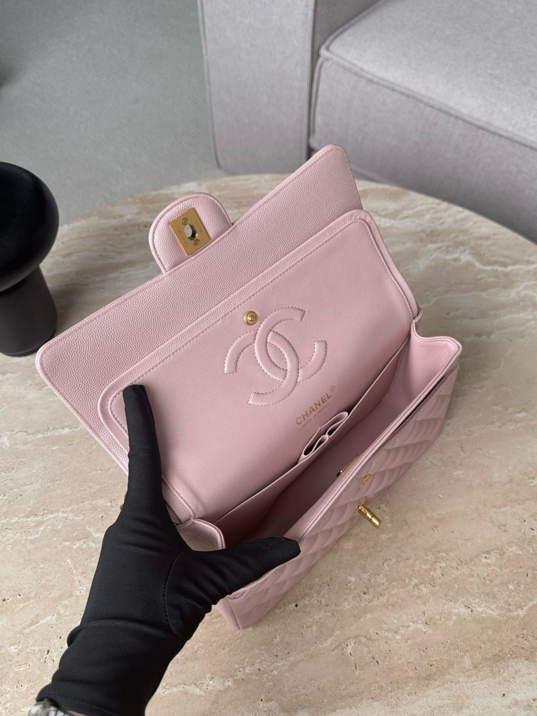 Cf25 Gold Hardware , Caviar # 4203