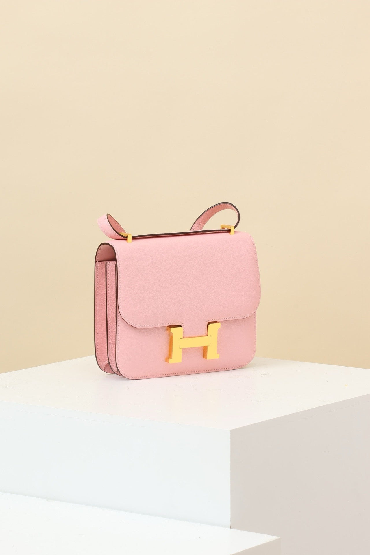 CJ19 19 cm ,  3Q Sakura Pink Goatskin PHW #4344