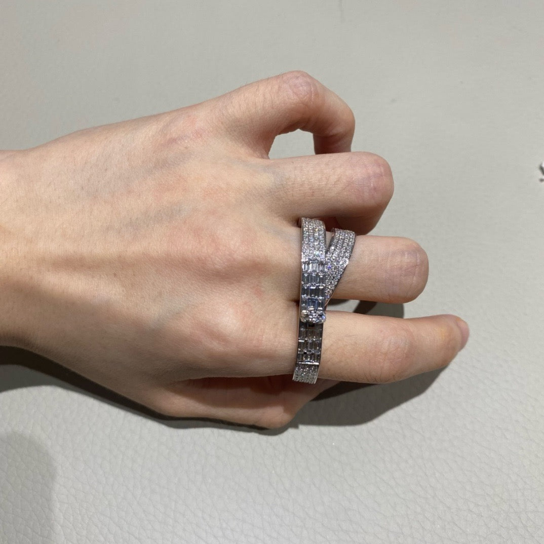 خاتم ايرميه ذهب عيار 18 , الماس vvs1