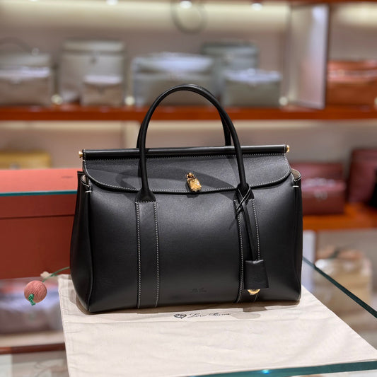 Loom Tote Bag in Leather #1614