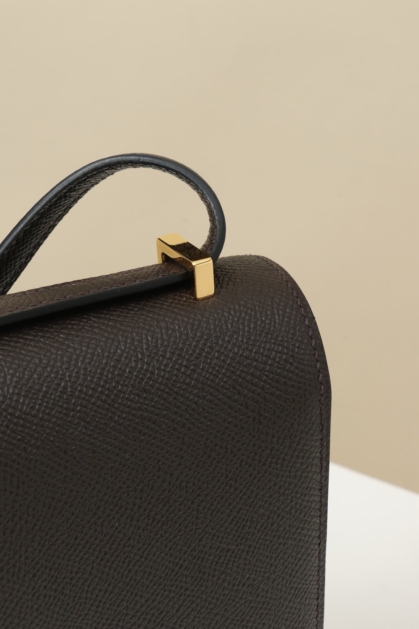 CJ19 19 cm ,  Bark Brown Epsom leather GHW #4311