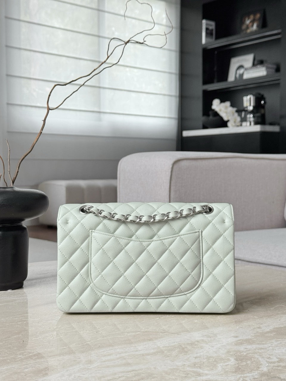 Cf25 Silver Hardware , Caviar # 4218