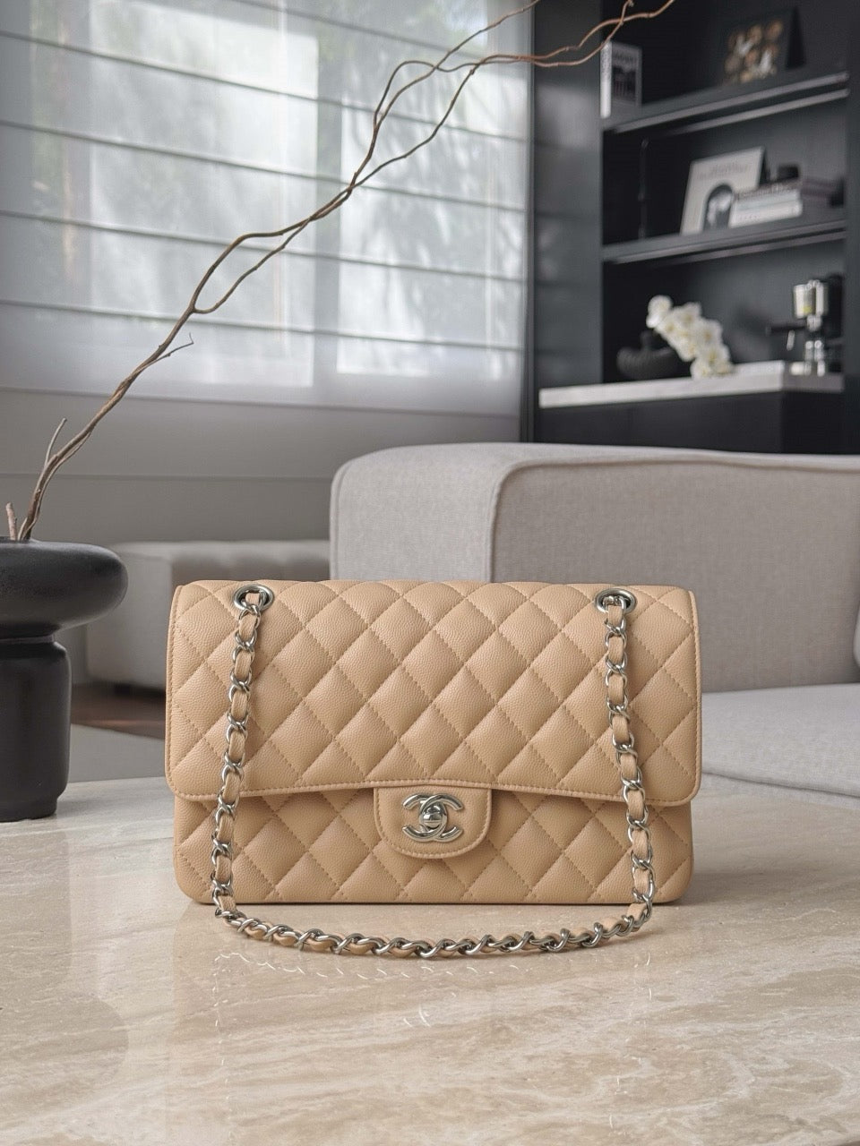 Cf25 Silver Hardware , Caviar # 4202