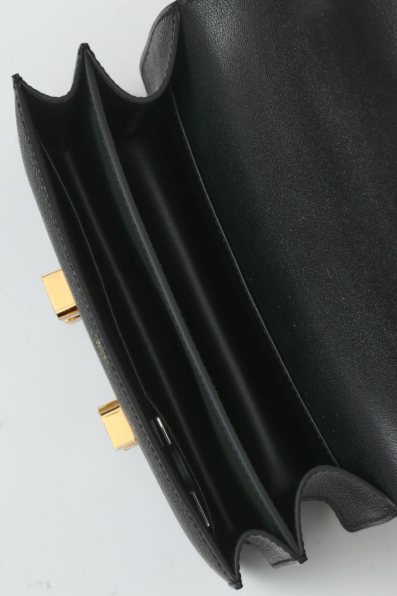 CJ19 19 cm ,  CK89 Black  Epsom leather Enamel Buckle #4337