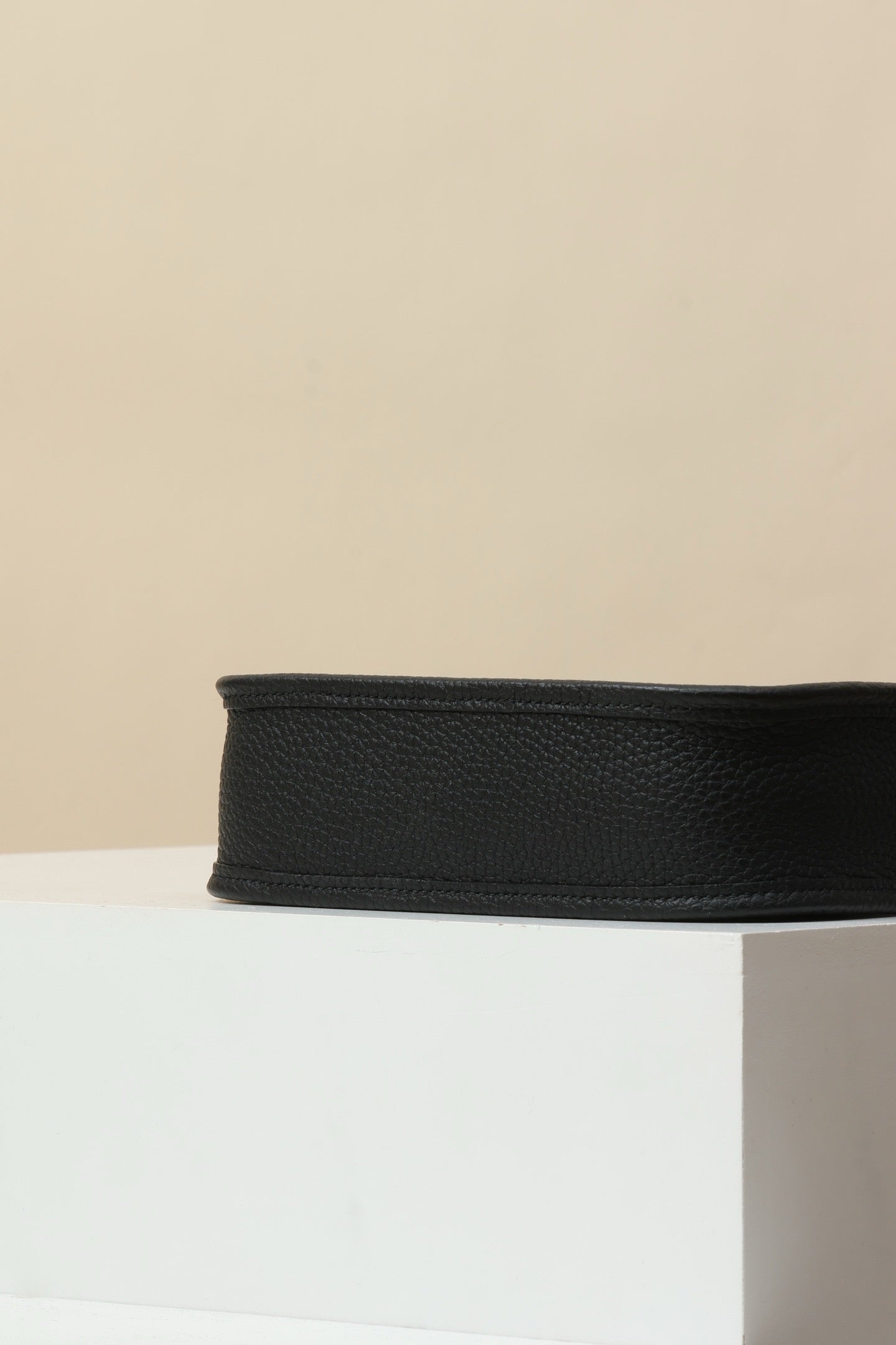 YF16 CK89 Black , Clemence bull leather crossbody bag  , GHW #4398