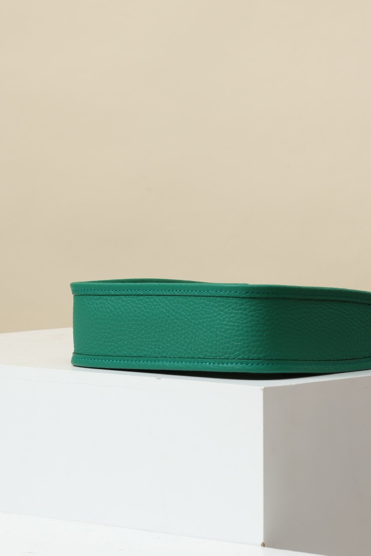 YF16 U4 Shiny Green ,Clemence bull leather crossbody bag  , PHW #4414