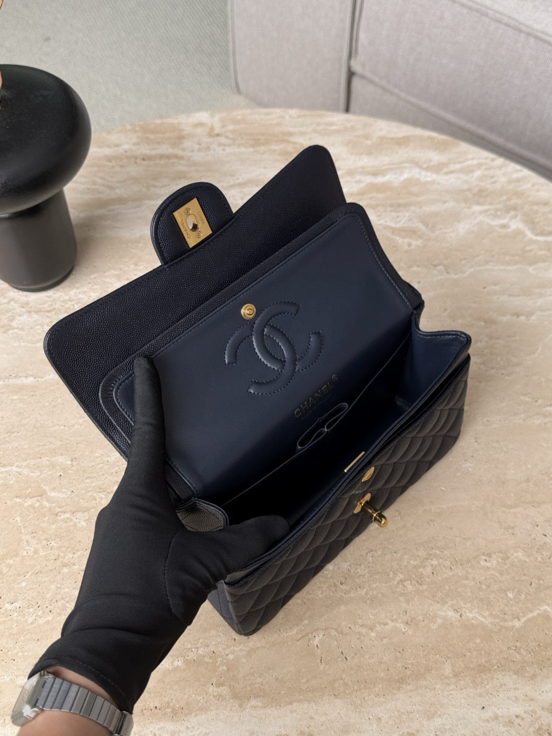 Cf23 Gold Hardware, Caviar # 4231