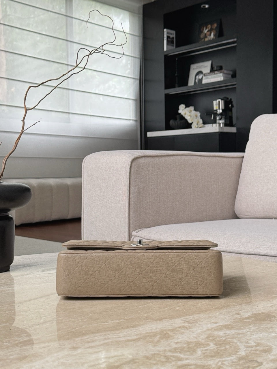 Cf25 Silver Hardware , Caviar # 4197