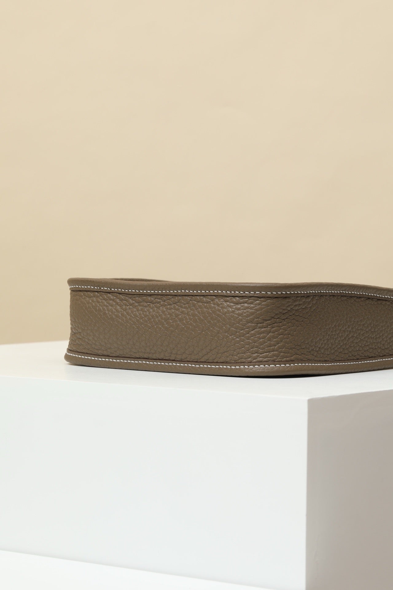 YF16 CK18 Elephant Grey , Clemence bull leather crossbody bag  , GHW #4398