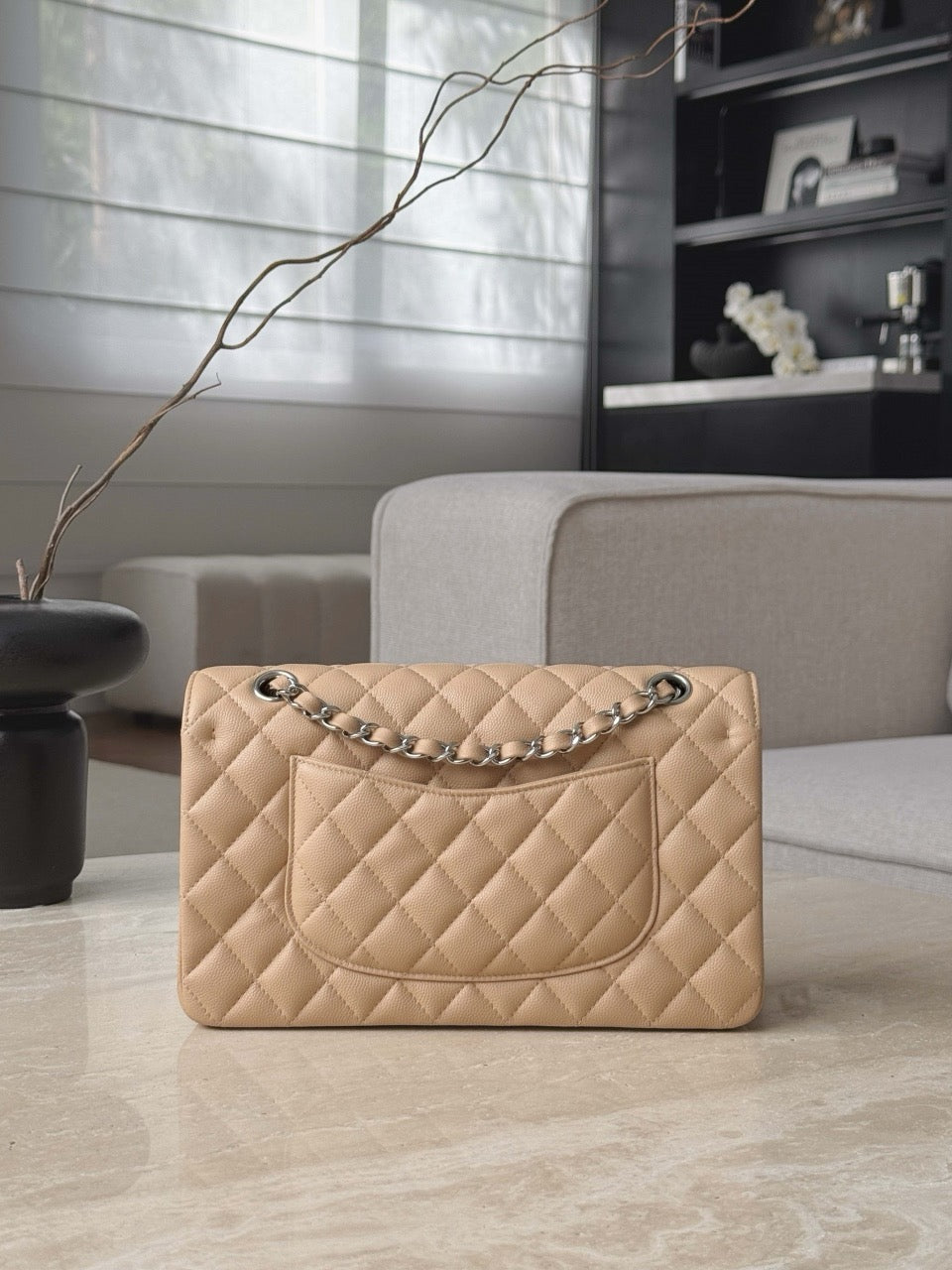 Cf25 Silver Hardware , Caviar # 4202