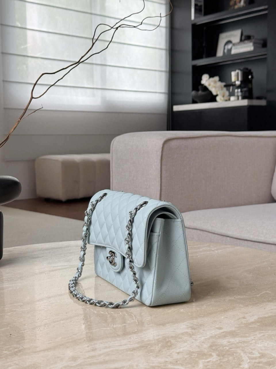 Cf23 Silver Hardware , Caviar # 4222