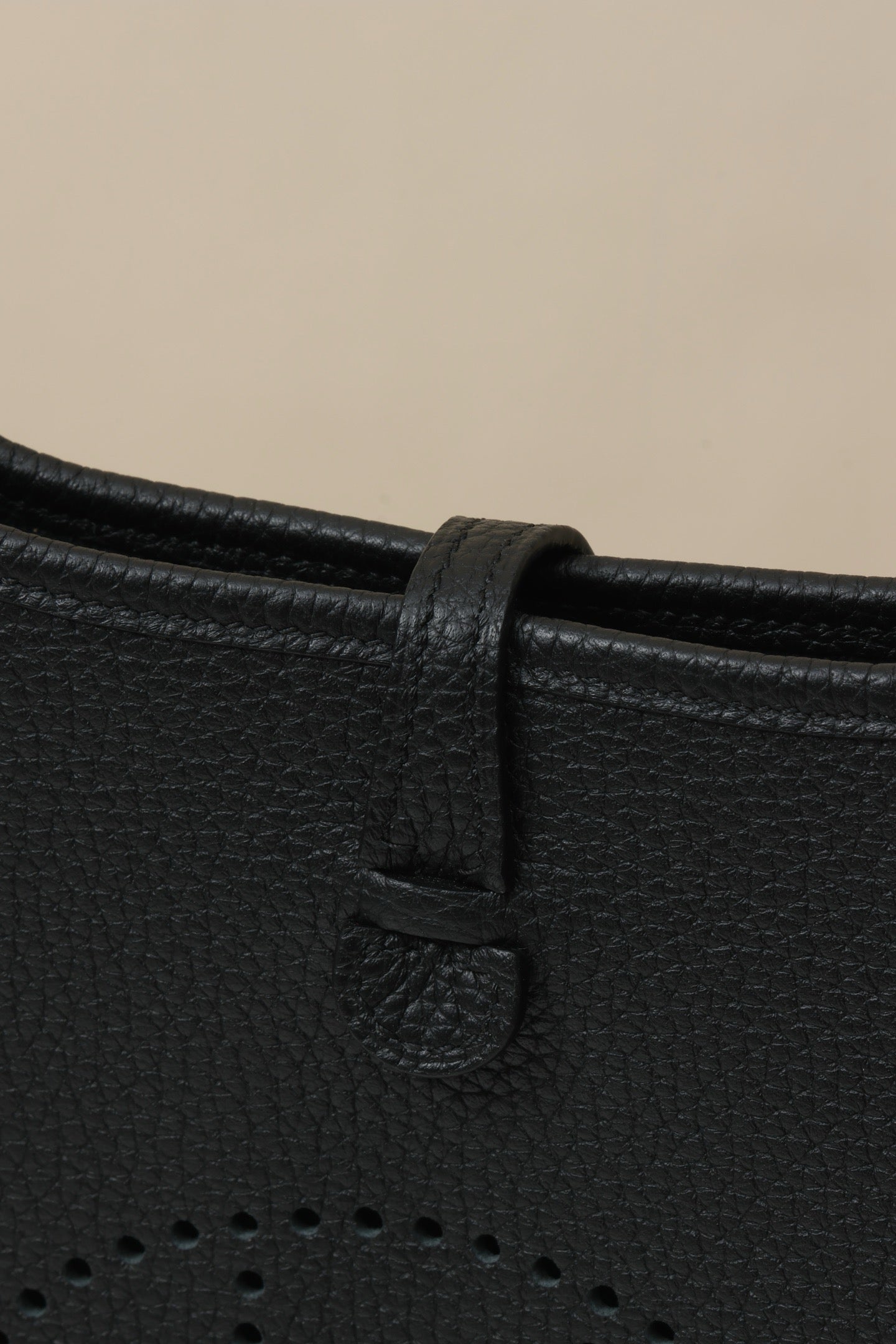 YF16 CK89 Black , Clemence bull leather crossbody bag  , GHW #4398