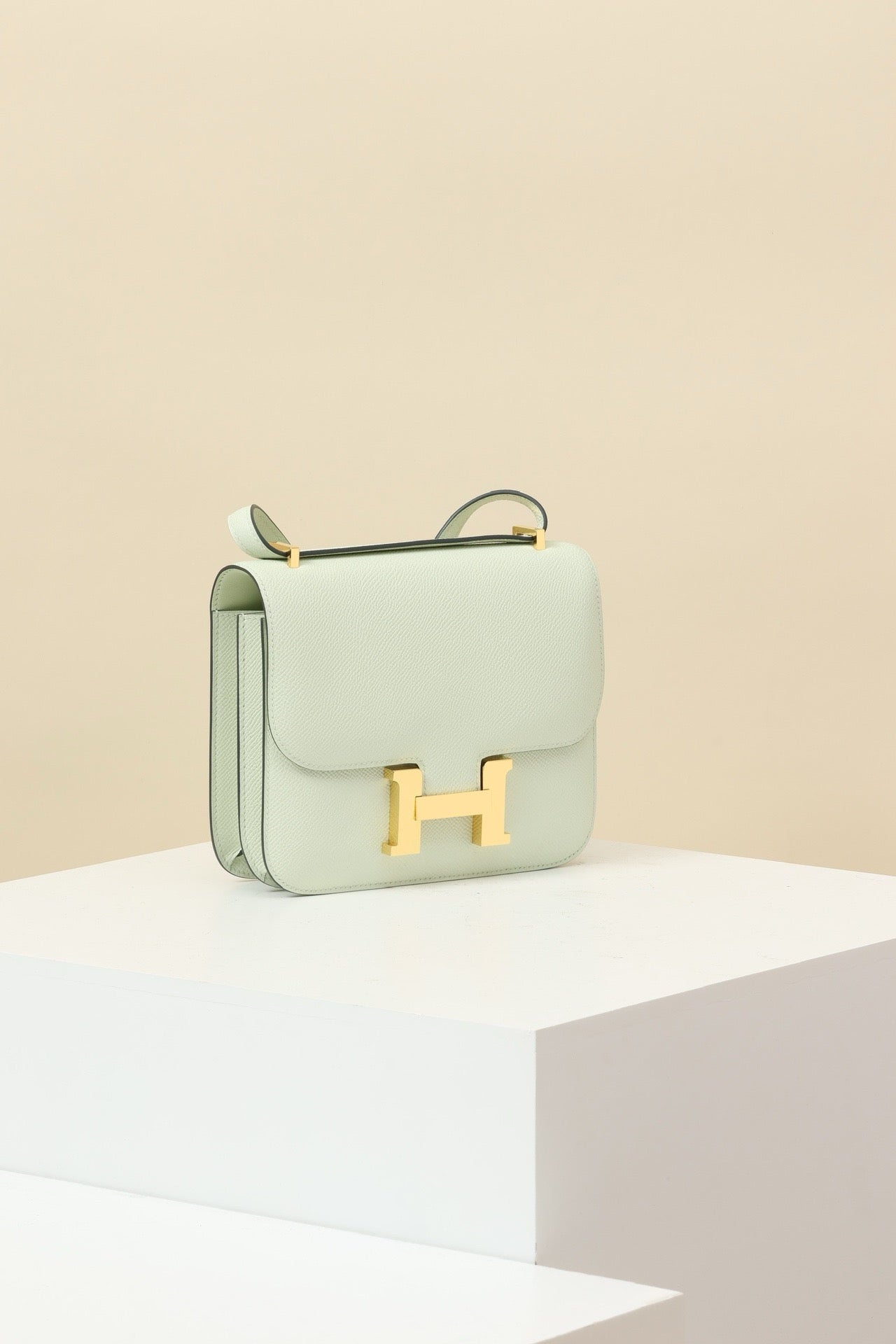 CJ19 19 cm , Bubble Green Epsom leather GHW #4325