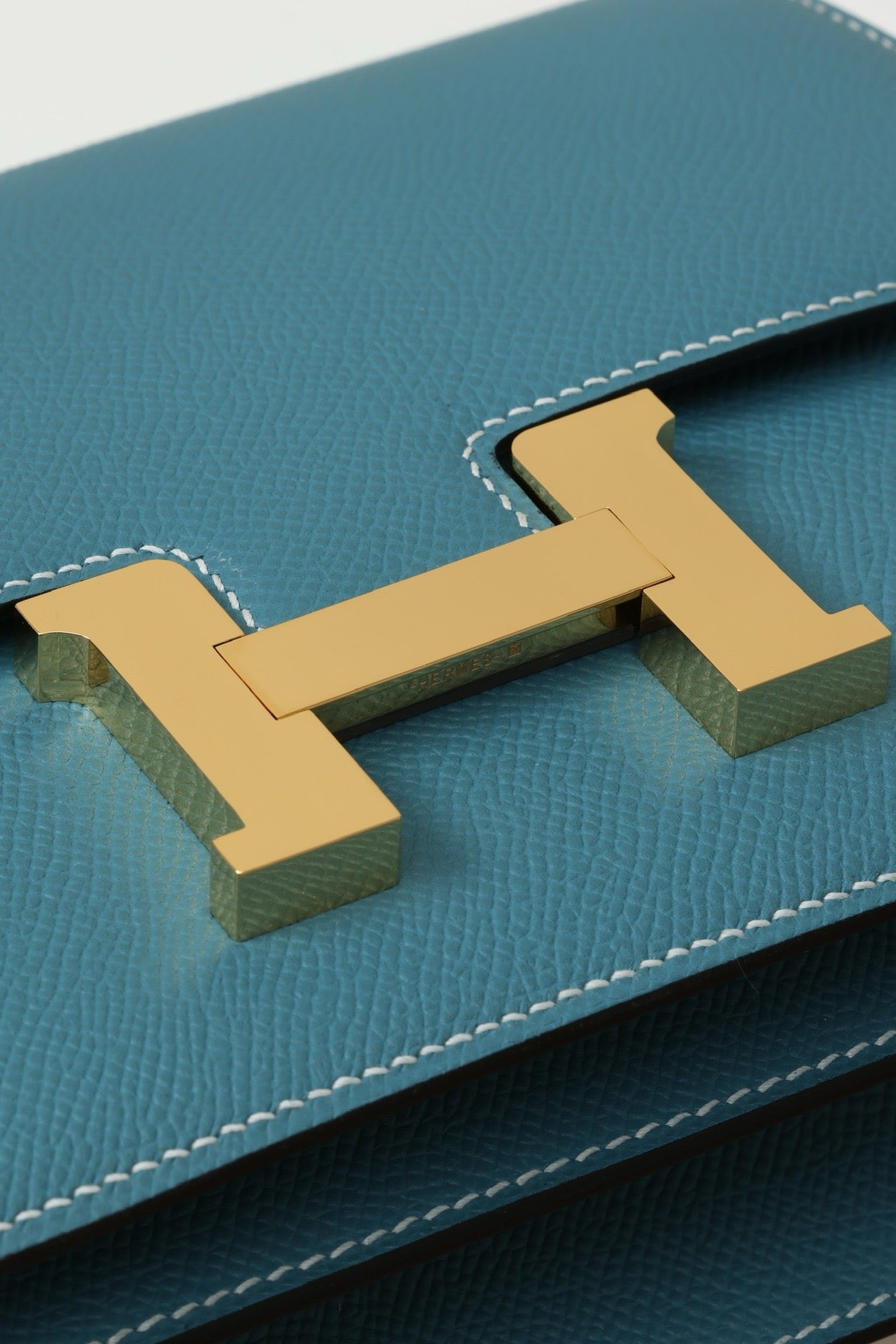 CJ19 19 cm , New Denim Blue Epsom leather GHW #4303