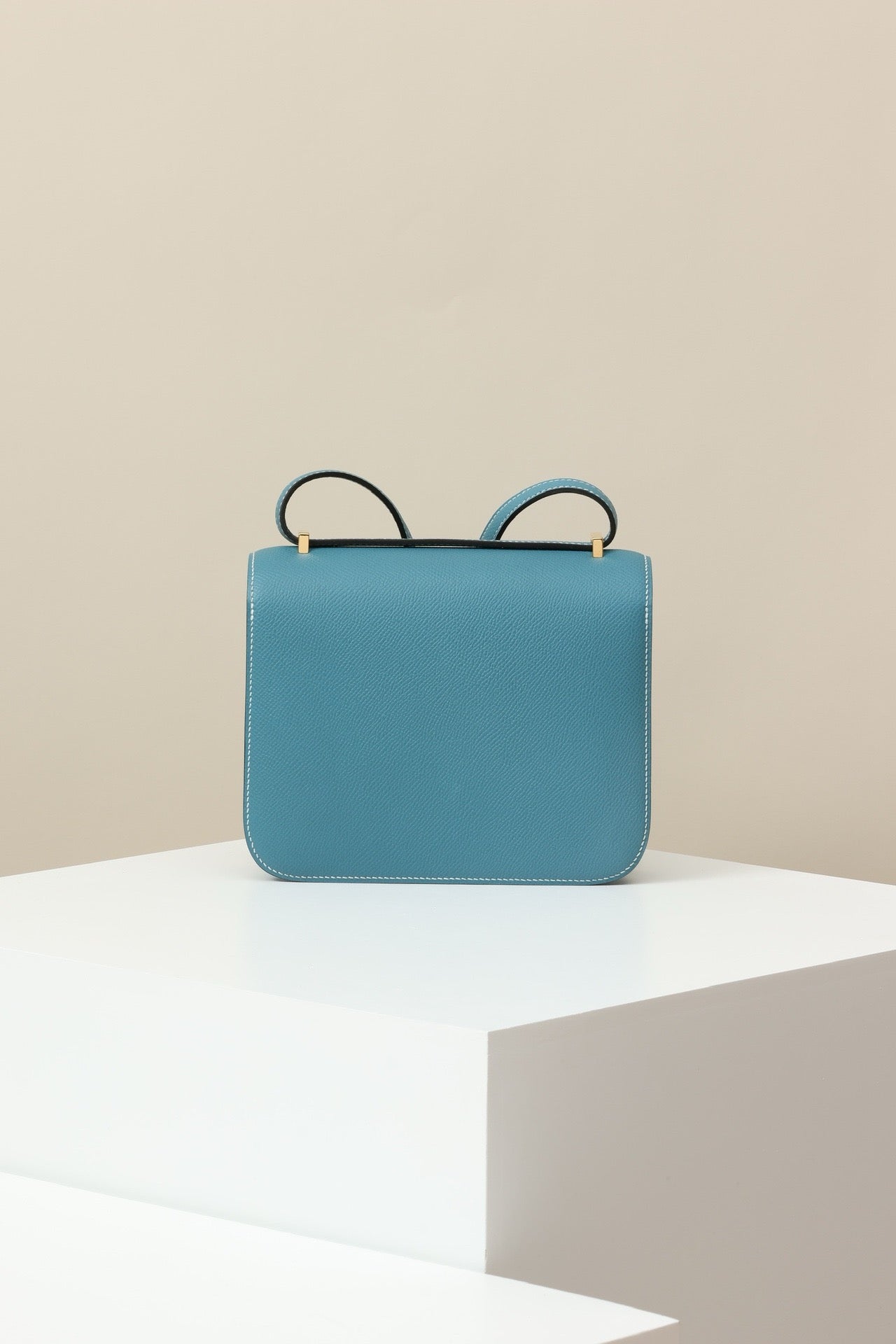 CJ19 19 cm , New Denim Blue Epsom leather GHW #4303