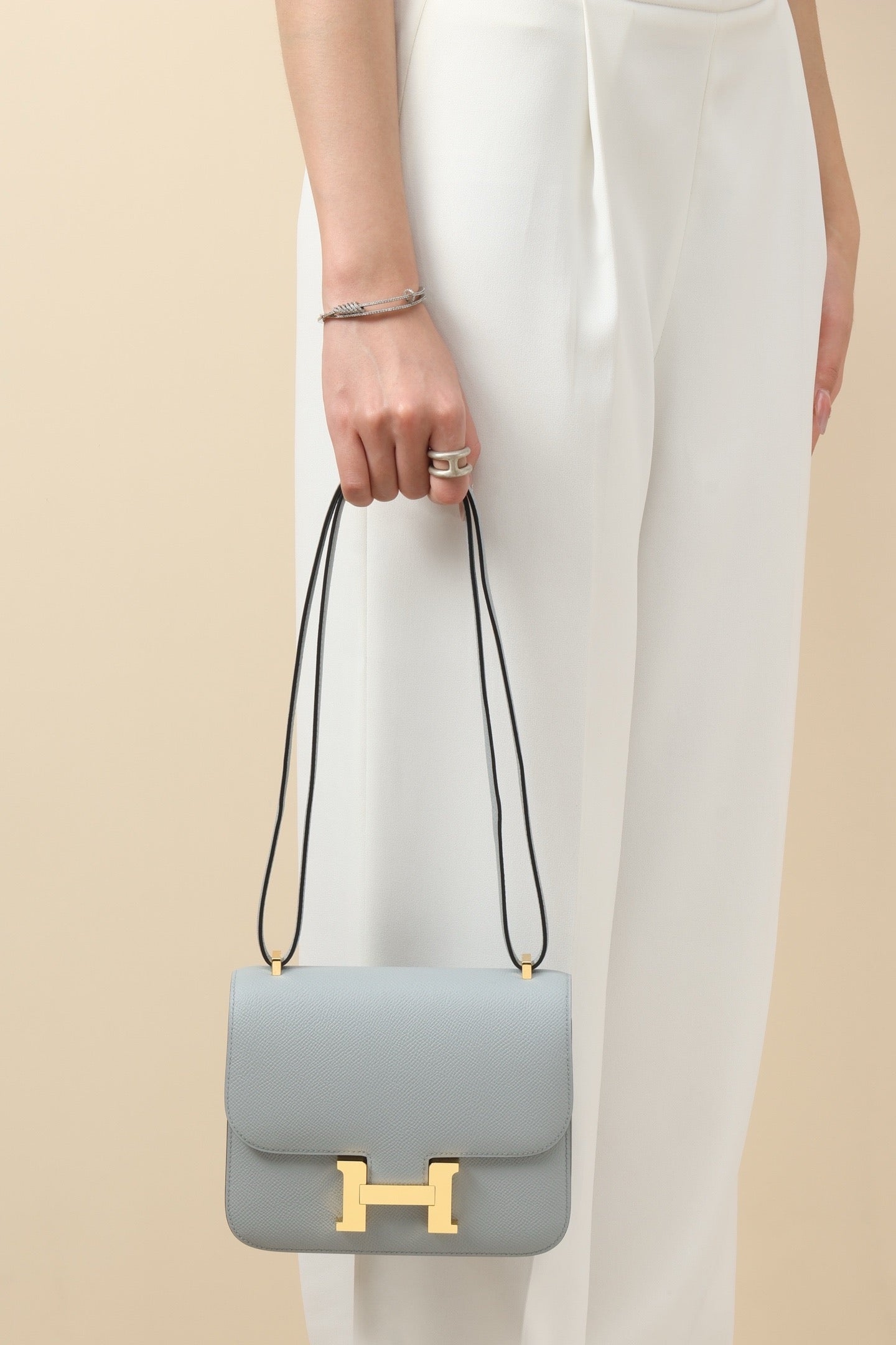 CJ19 19 cm ,  Glacier Blue Epsom leather GHW #4311