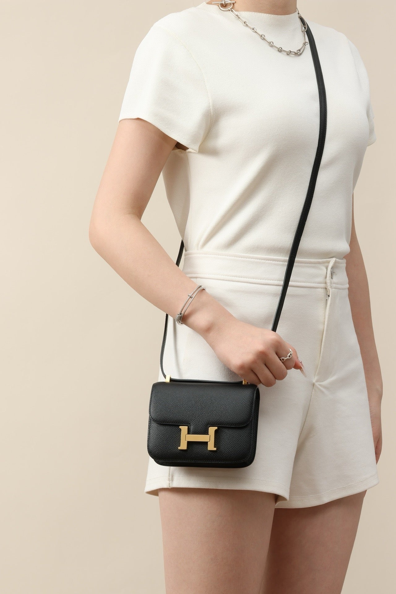 CJ14 , 14 cm, CK89 Black GHW #4359