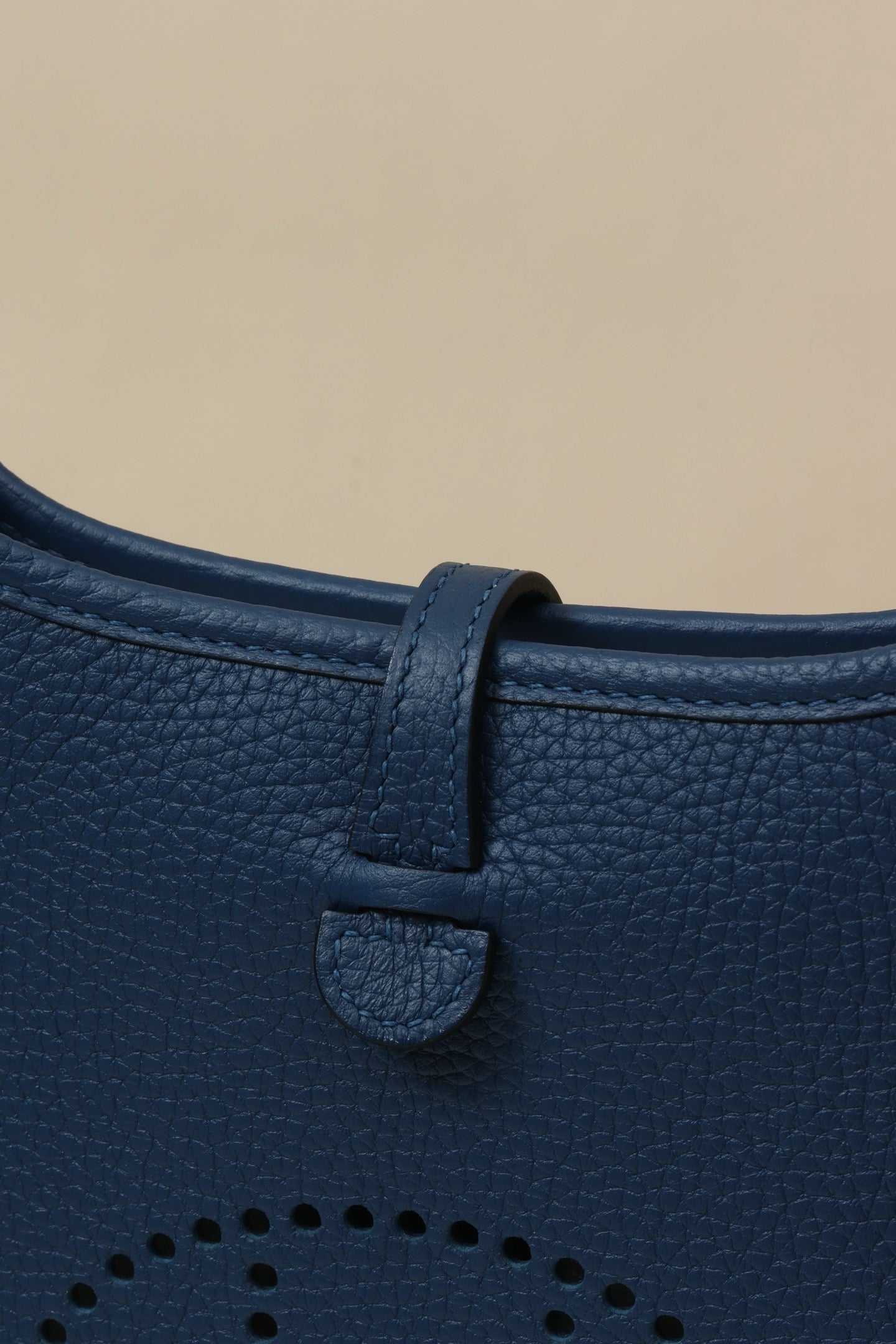 YF16 Tie-Dye Blue , Clemence bull leather crossbody bag  , PHW #4395