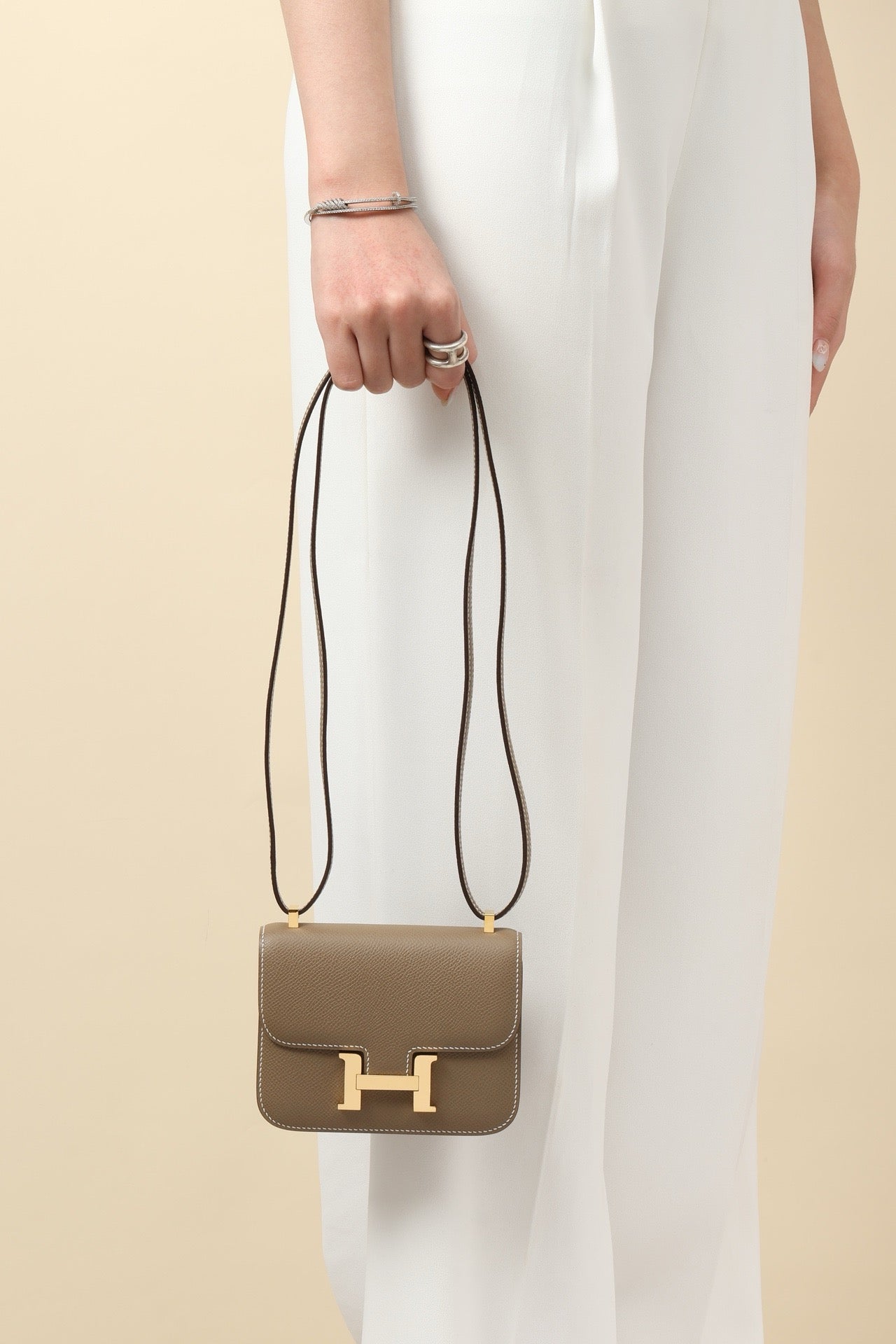 CJ14 , 14 cm, CK18 Elephant Grey GHW #4355