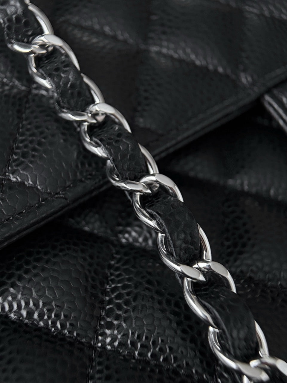 Cf25 Silver Hardware , Caviar # 4217